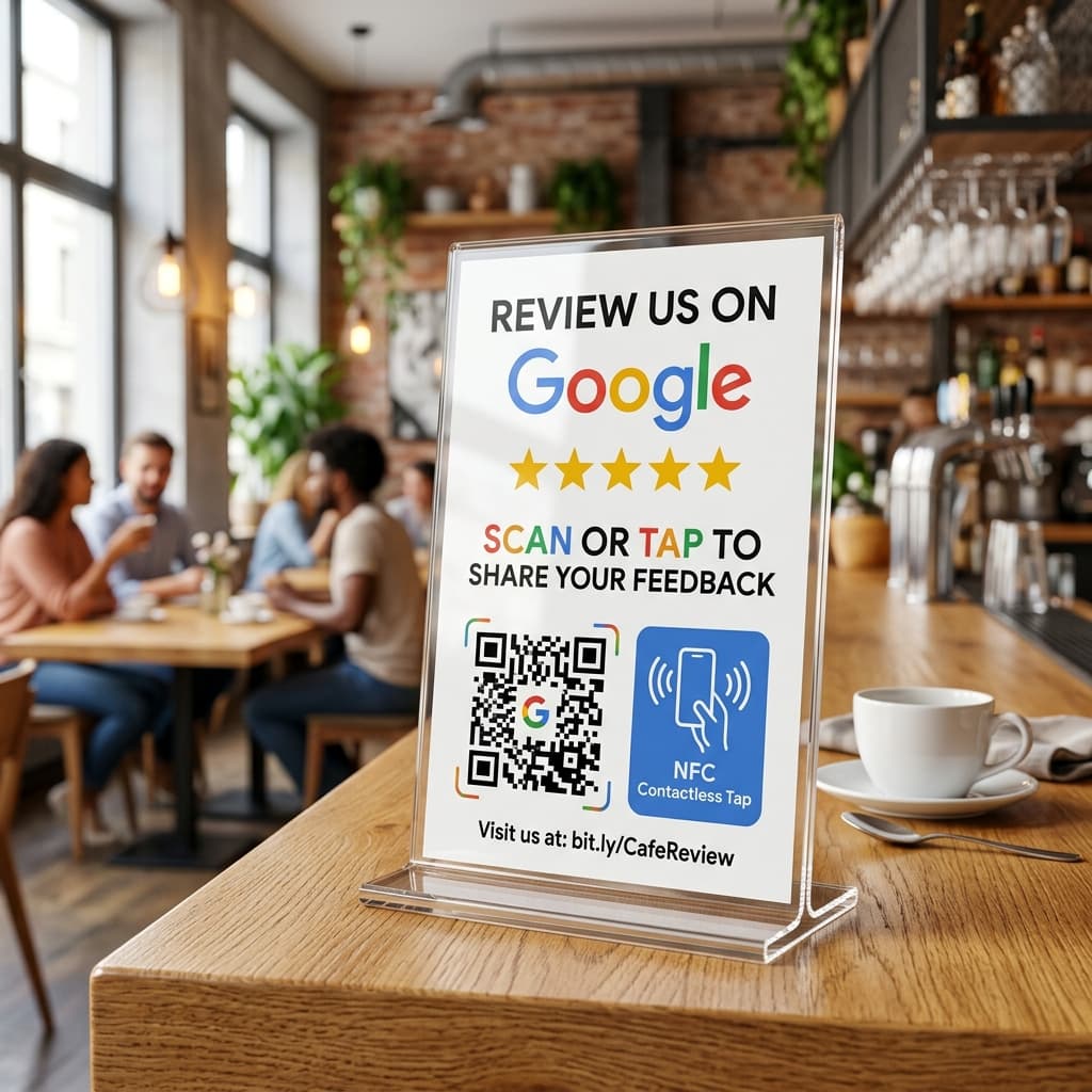 Google Review Standee